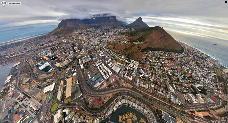 南非，开普敦360度全景图