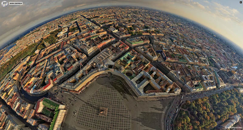 俄罗斯，圣彼得堡360度全景图