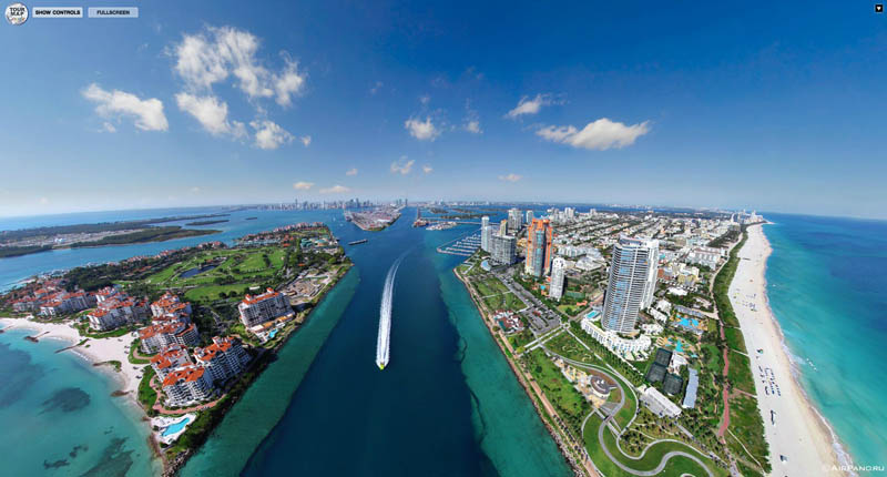 美国，迈阿密360度全景
